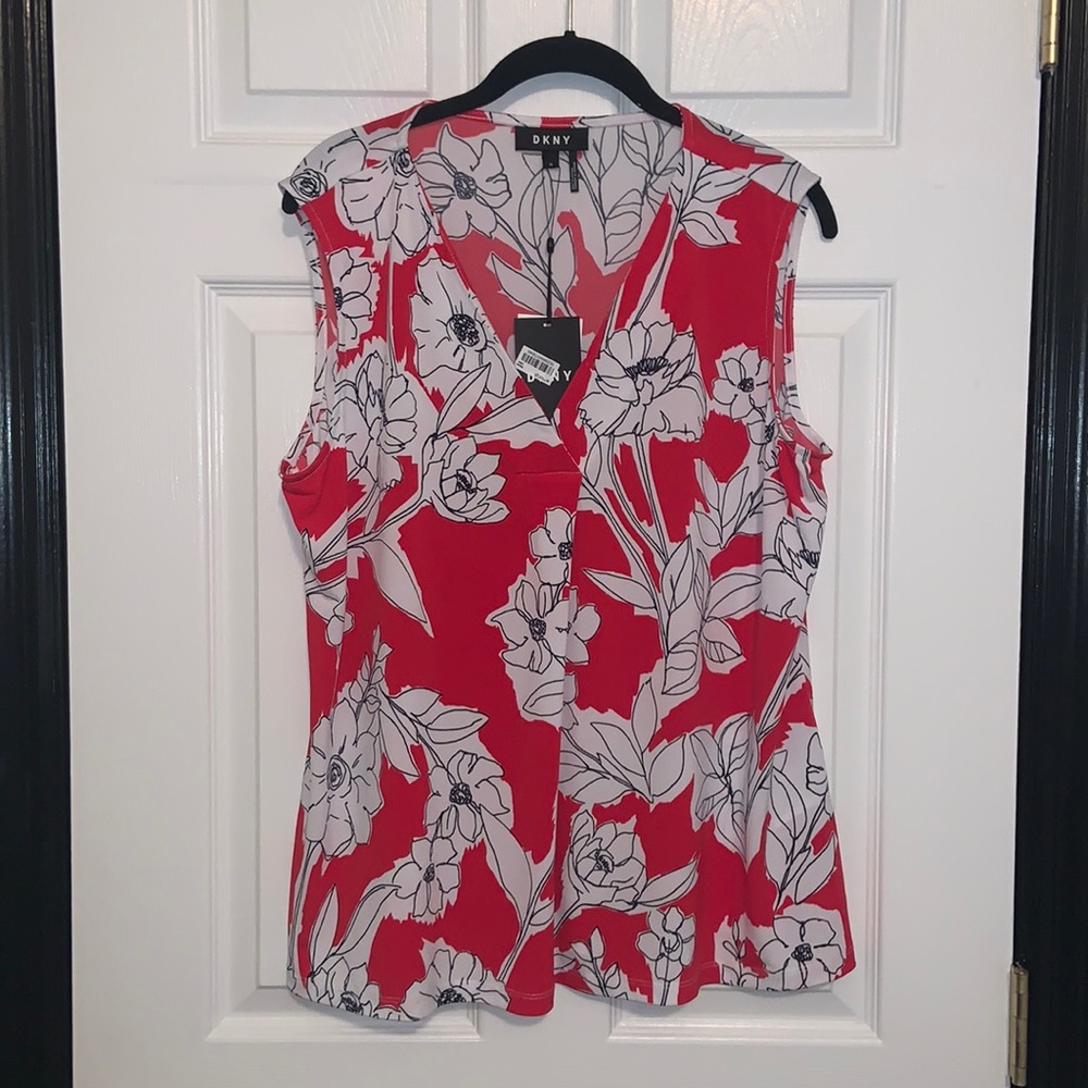 DKNY Sleeveless Blouse